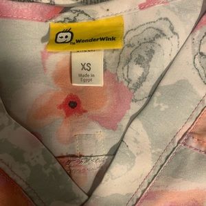 Cute floral scrub set